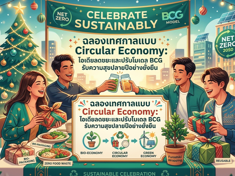 ฉลองเทศกาลแบบ Circular Economy: ไอเดียลดขยะและปรับโมเดล BCG รับความสุขปลายปีอย่างยั่งยืน