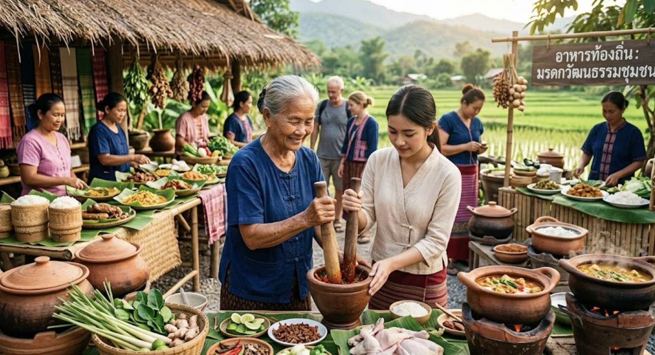 อาหารท้องถิ่น  จากวิถีชีวิตสู่การเป็นมรดกทางวัฒนธรรม
