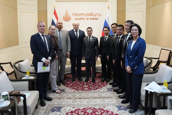 รัฐมนตรีว่าการกระทรวงพลังงานหารือเอกอัครราชทูตรัสเซีย ผลักดันความร่วมมือด้านพลังงาน เสริมความมั่นคงและกระจายแหล่งจัดหาพลังงานของไทย